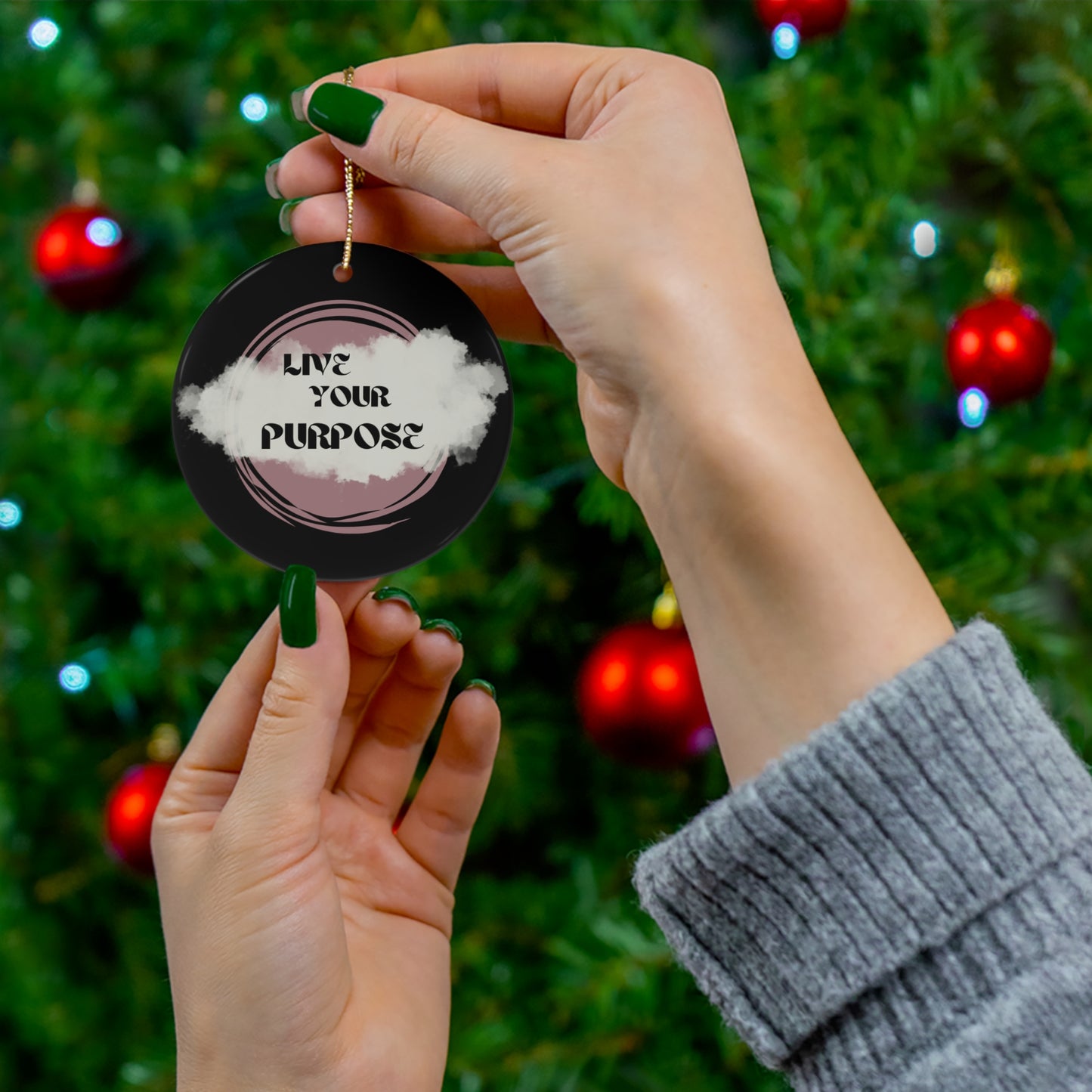 Live Your Purpose Ornament