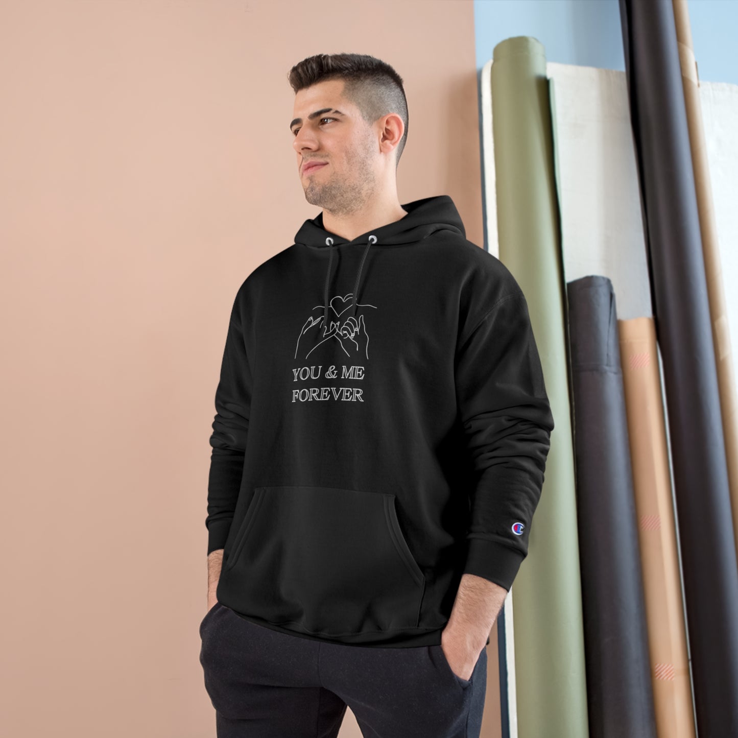 You & Me Champion Hoodie